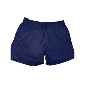 Ladies North Face Navy Athletic Shorts Large with Pocket